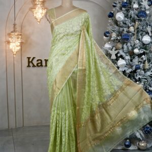 Pure Kota Silk Sarees with Hand Embroidery & Zari Detailing