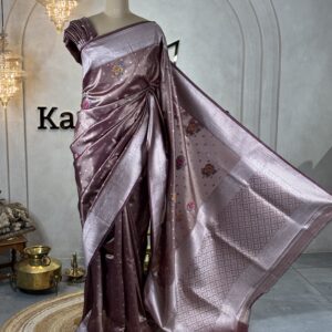 Semi Organza Tissue Sarees