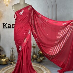 Semi Crepe Silk Sarees