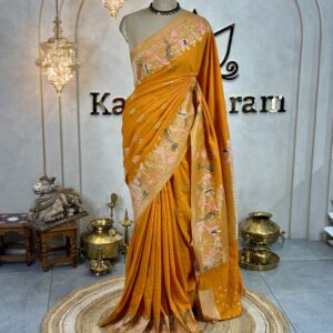 Semi-Tussar Georgette Sarees