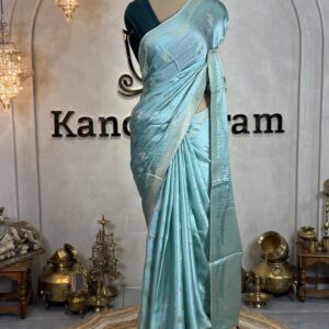 Semi - Banarasi Satin Silk Sarees