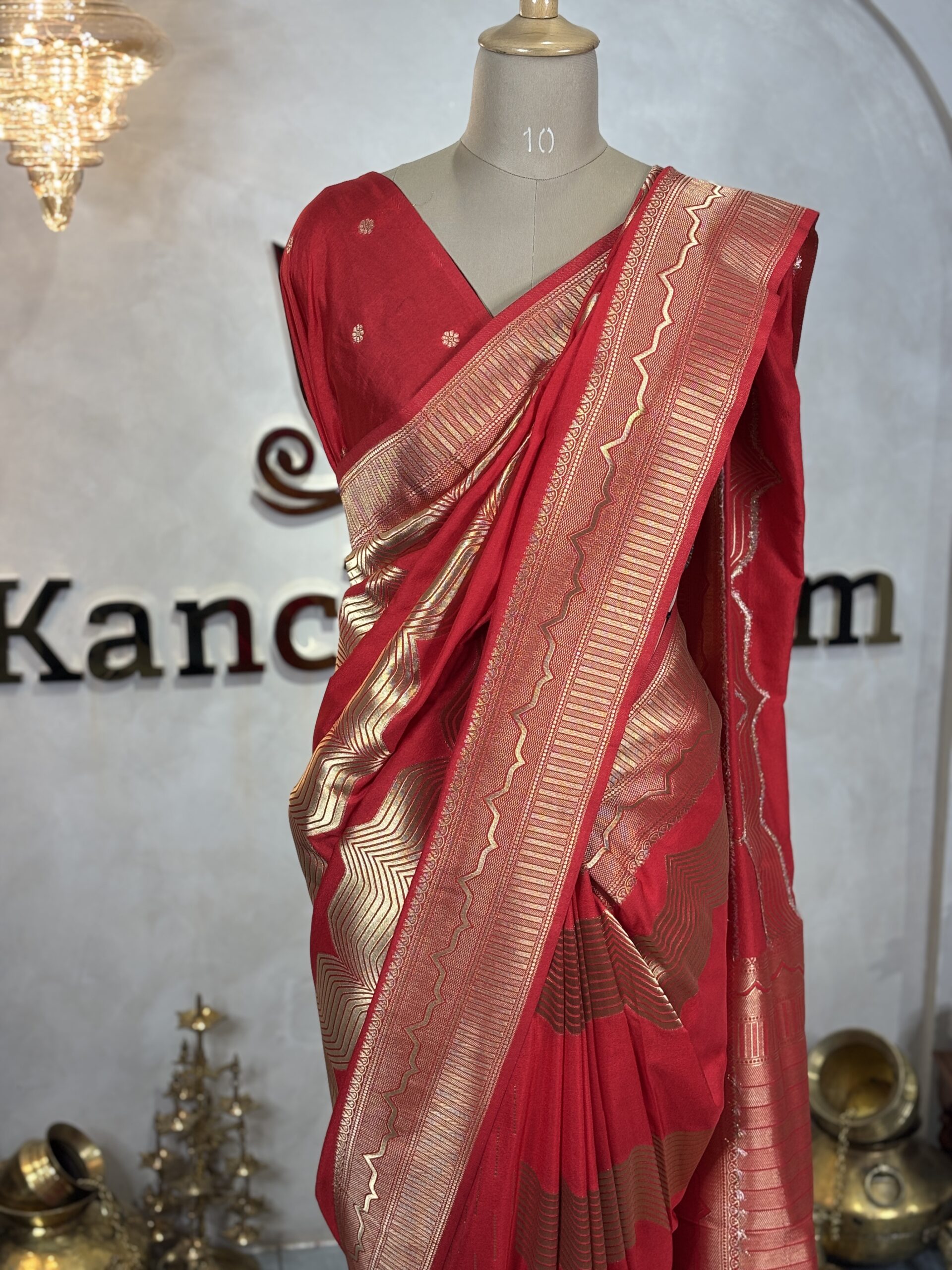 Semi-Crepe Silk Sarees - Image 2
