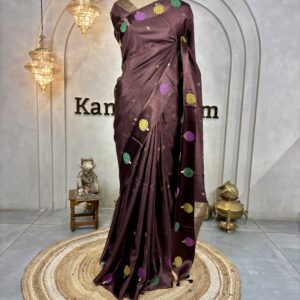 Semi Banarasi Silk Sarees