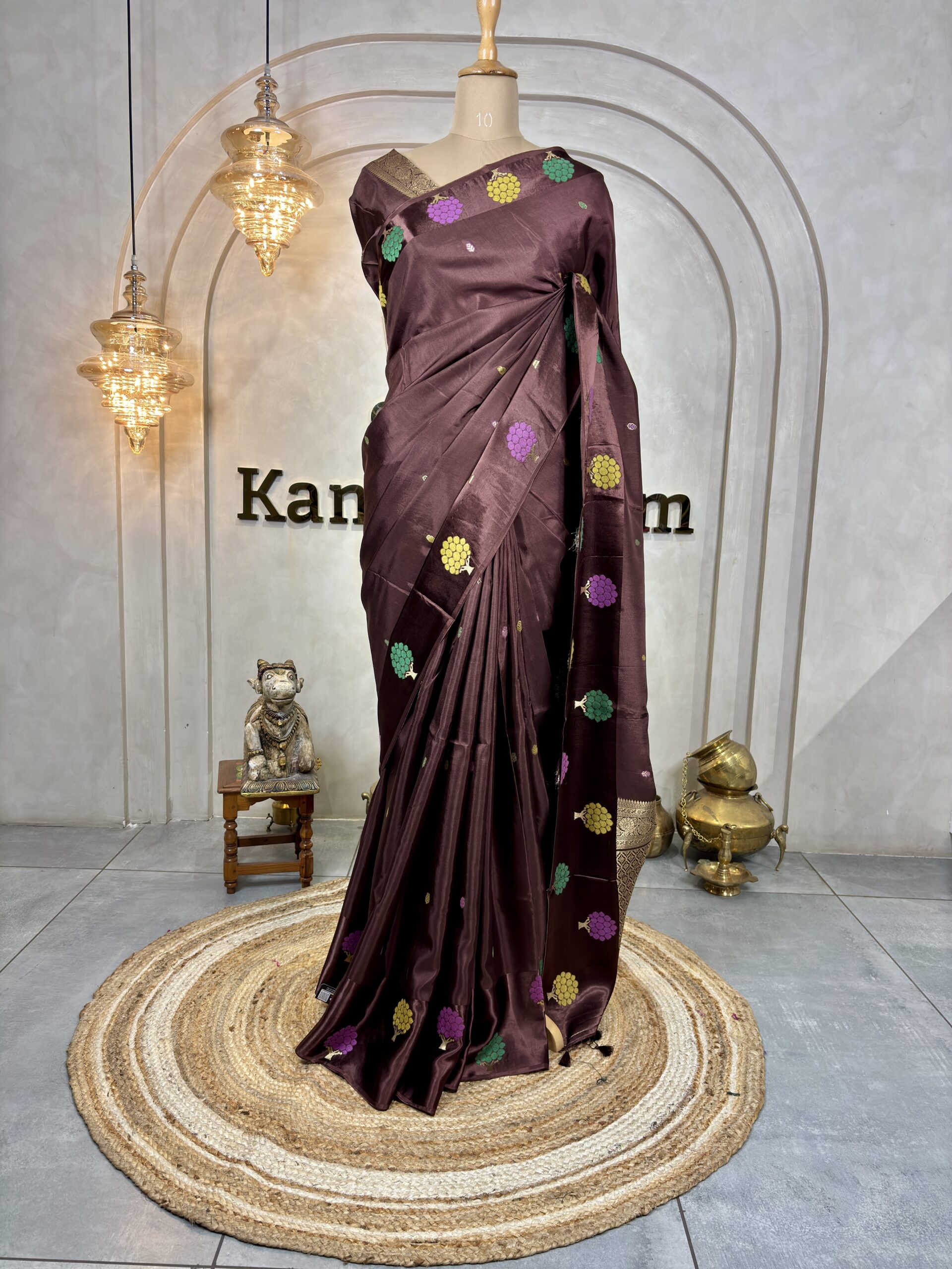 Semi Banarasi Silk Sarees