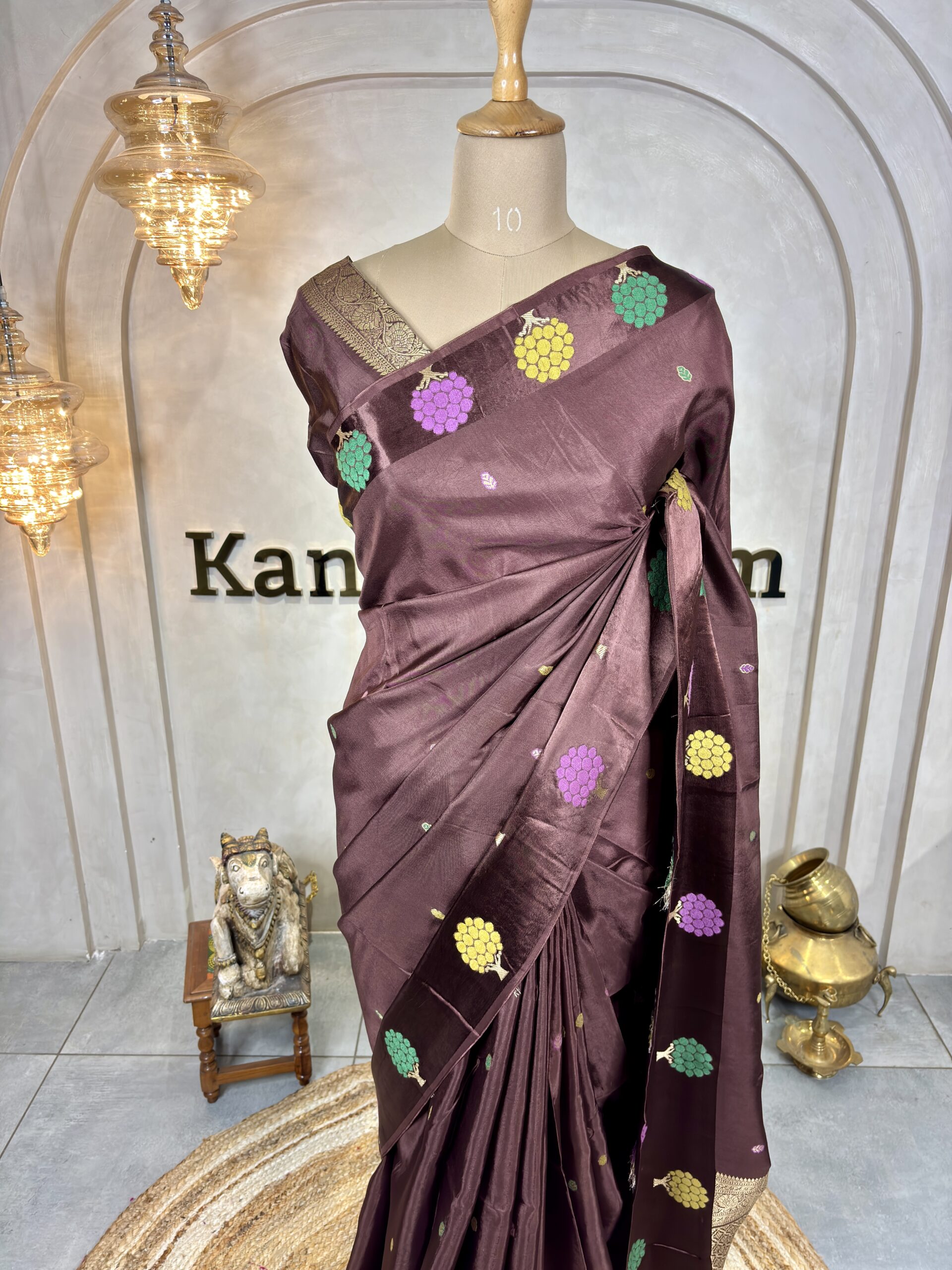 Semi Banarasi Silk Sarees - Image 4