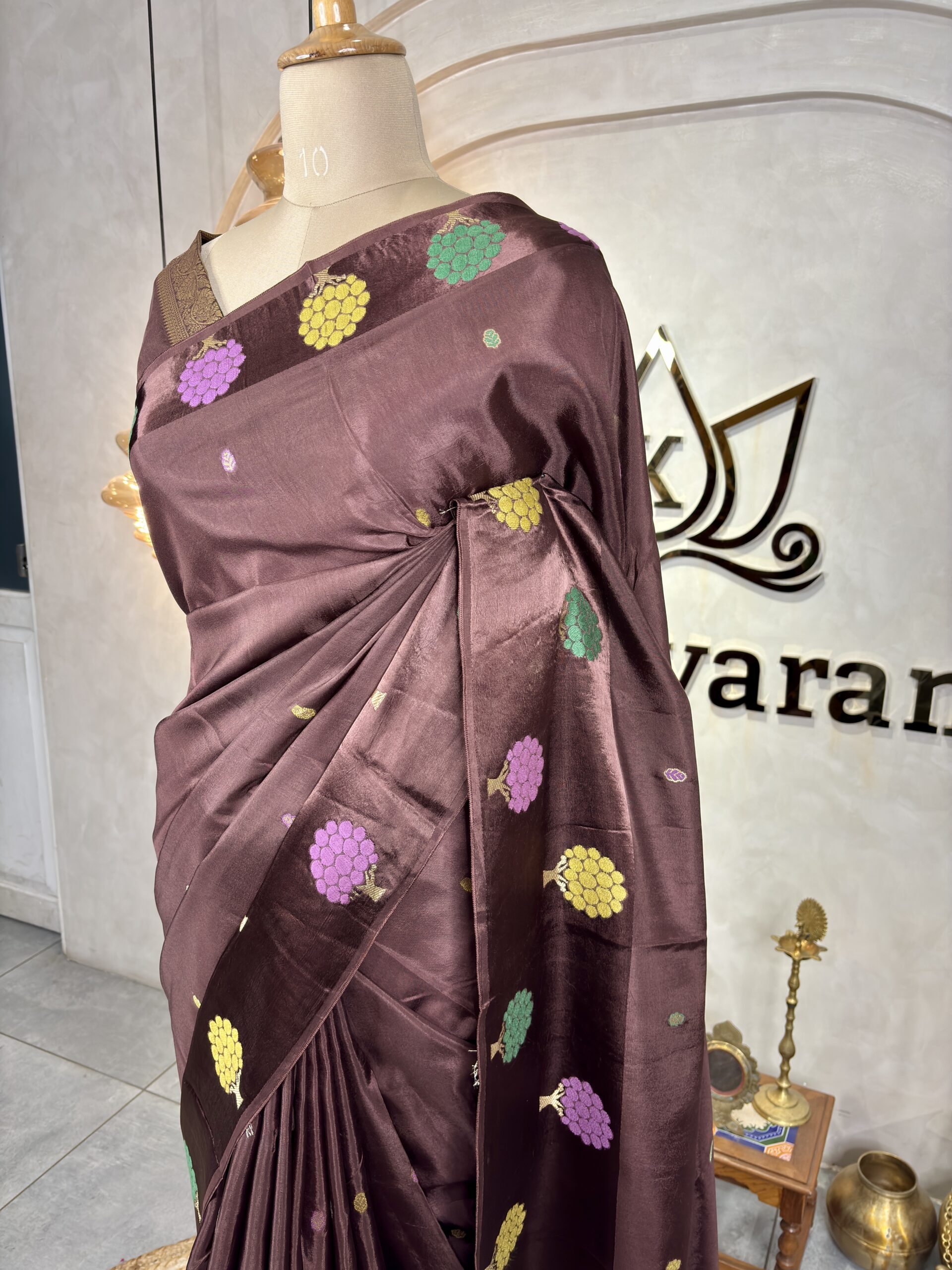 Semi Banarasi Silk Sarees - Image 3