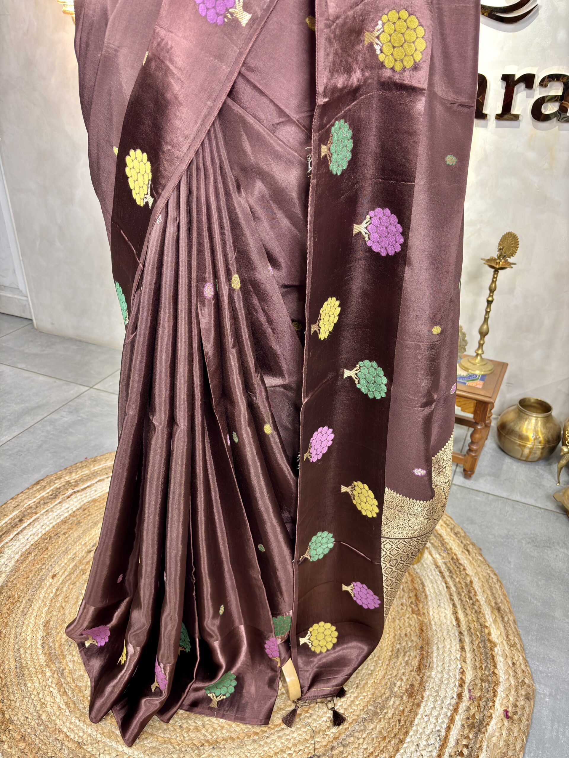 Semi Banarasi Silk Sarees - Image 6
