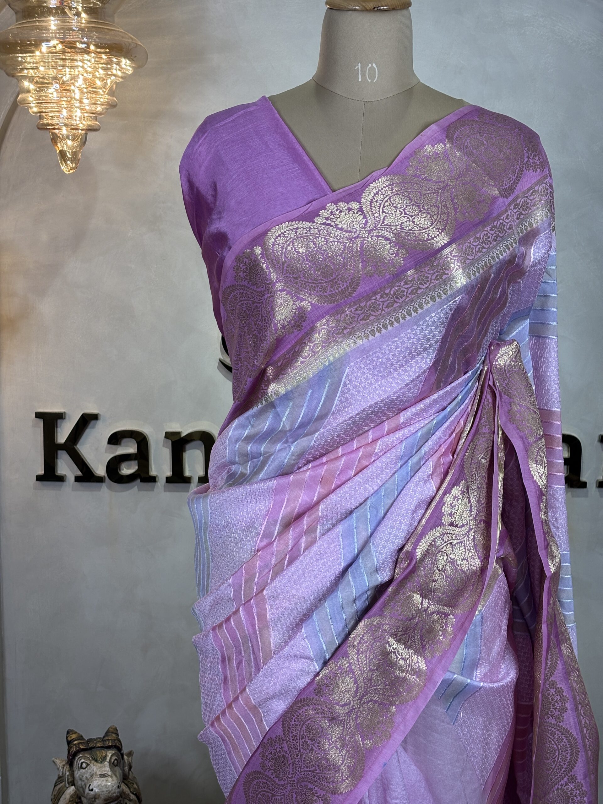 Pure Banarasi Kora Organza Silk Sarees - Image 2