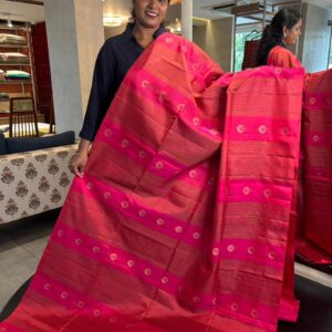 Rani Pink Kanchipuram Soft Silk Saree