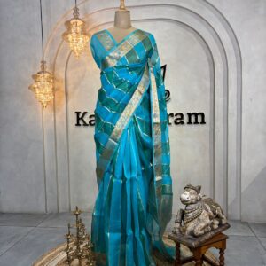 Pure Banarasi Kora Organza Silk Sarees